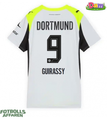 Borussia Dortmund Serhou Guirassy #9 Bortatröja Kvinnor 2025-26 Kortärmad